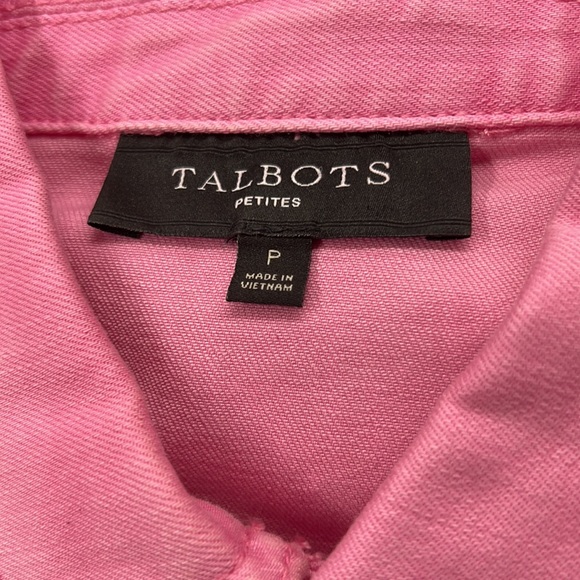 SzP Talbots Pink Denim Jean Jacket - Picture 6 of 6